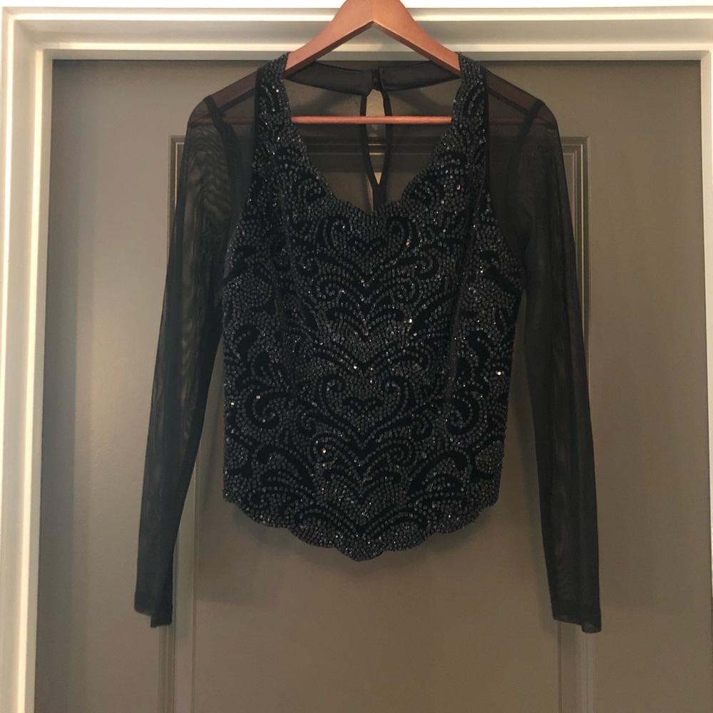 MSK Womens Blouse Shirt Black - Picture 3 of 8